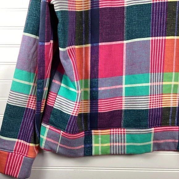 Polo Ralph Lauren Polo Sport Logo Plaid Men Hoodie Size Large Multicolored - Picture 8 of 13